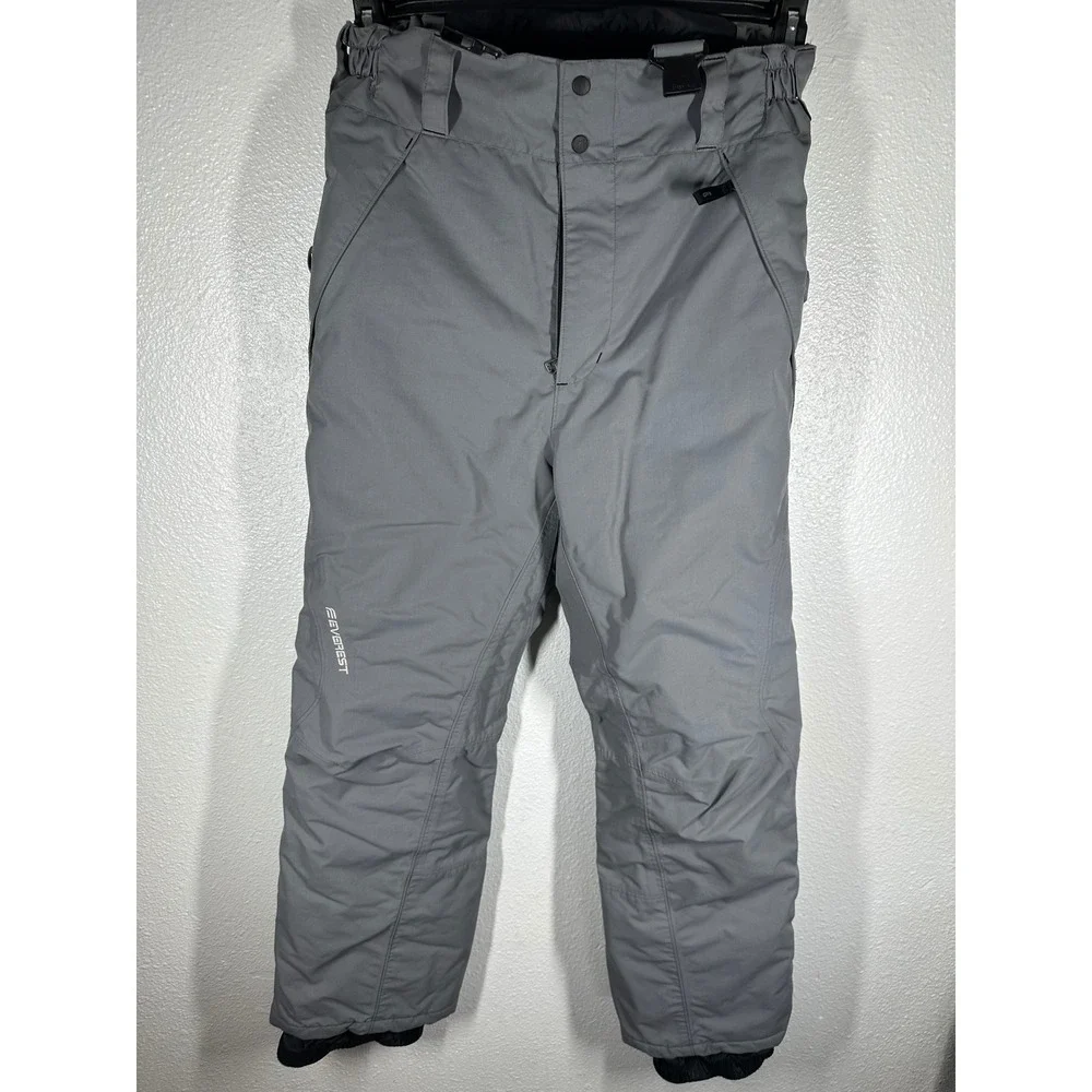 Everest Snow Pants Kids 158 Gray GFX Insulated Winter Ski Snowboard Pants